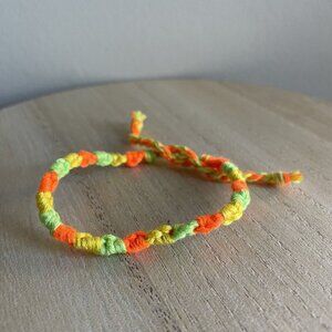Jaya Bracelet, anklet, trendy, comfortable, tie, embroidery thread, woven, gift,